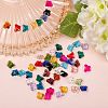 96Pcs 16 Colors Transparent Glass Beads GLAA-SZ0001-36-5