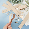 Rectangle Leather Drawer Handles AJEW-WH0251-77G-3