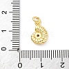 Brass Micro Pave Cubic Zirconia Pendants KK-S510-40G-01-3