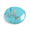 Synthetic Turquoise Charms G-L561-001Y-2