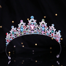 Children's Alloy Rhinestone Crown Hair Bands PW-WGC6E7E-01