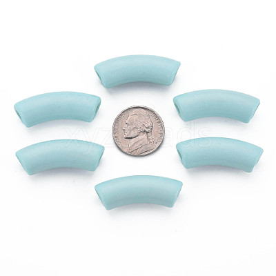 Opaque Acrylic Beads MACR-S372-001B-13-4809-1