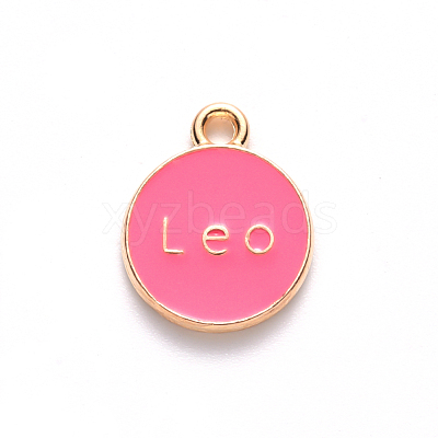 Alloy Enamel Pendants ENAM-S124-01B-03G-1