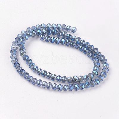 Electroplate Glass Beads Strands EGLA-D020-3x2mm-59-1