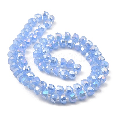 AB Color Plate Glass Beads Strands EGLA-P051-02A-A03-1