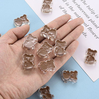 Transparent Acrylic Beads MACR-S374-07A-01-1