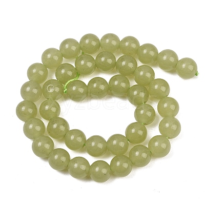 Natural Dyed White Jade Beads Strands GG-CBAEB22-B01-10mm-05-1