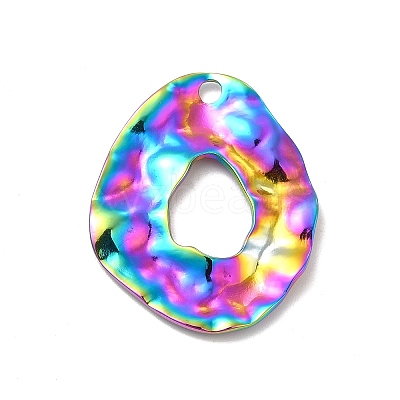 Ion Plating(IP) 304 Stainless Steel Pendants STAS-B032-18MC-1