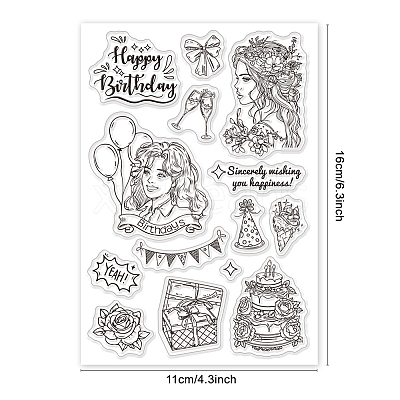 PVC Plastic Clear Stamps DIY-WH0448-0721-1