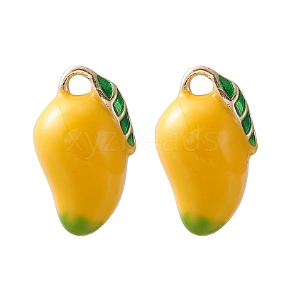 2Pcs Brass Enamel Charms KK-YW0001-89-1