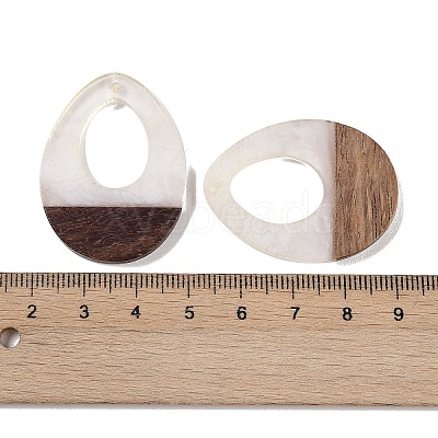Resin & Wood Pendants WOOD-F015-17F-1