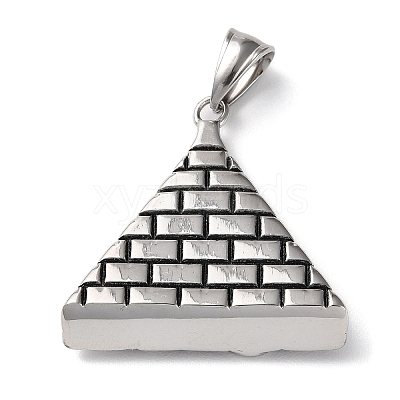 Ion Plating(IP) 304 Stainless Steel Pendants STAS-D067-10AS-1