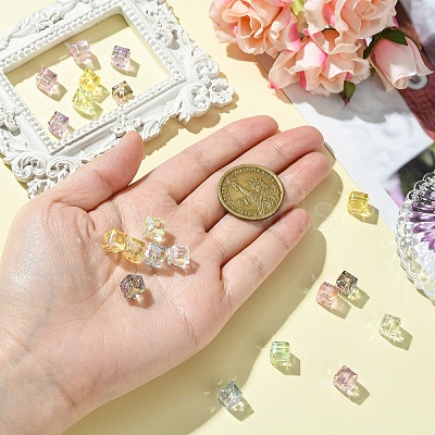 20Pcs Transparent Acrylic Beads PACR-YW0001-23A-1