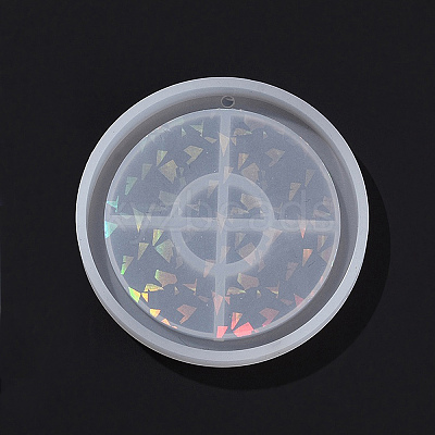 Silicone Laser Effect Cup Mat Molds DIY-C061-03F-1