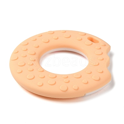 Donut Food Grade Eco-Friendly Silicone Focal Beads LS-SIL-Q023-01D-1