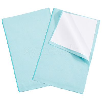 2Pcs 4 Layers Silver Polishing Cloth TOOL-BBC0001-08A-1