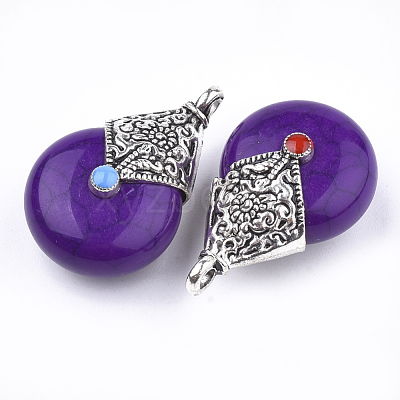 Resin Pendants RESI-T022-15-1