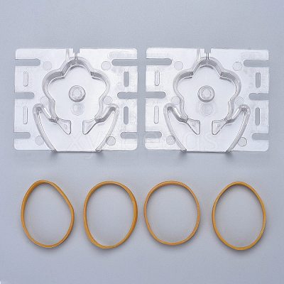 Flower Plastic Candle Molds LS-DIY-I035-12-1