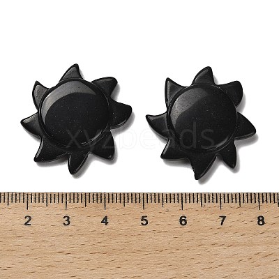 Natural Obsidian Cabochons G-Q190-01G-1