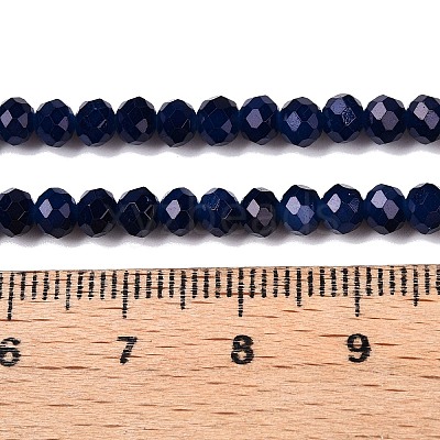 Baking Paint Imitation Jade Glass Bead Strands DGLA-A034-J4mm-A39-1