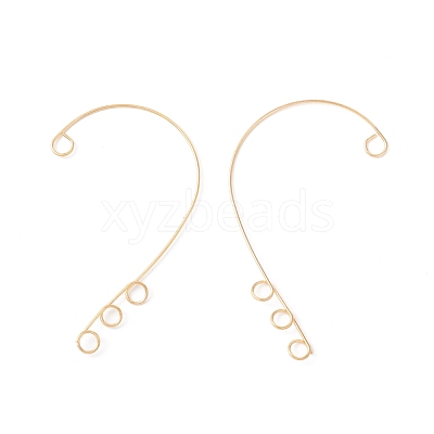 Ion Plating(IP) 316 Stainless Steel Ear Cuff Findings STAS-H148-01G-1