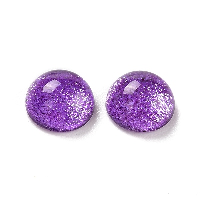 Electroplate Glass Cabochons LS-EGLA-A005-03A-06-1