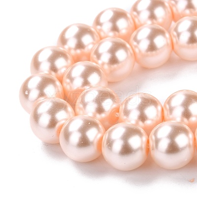 Eco-Friendly Grade A Glass Pearl Beads HY-J002-8mm-HX016-1