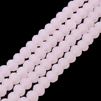 Imitation Jade Solid Color Glass Beads Strands EGLA-A034-J2mm-MD02-1