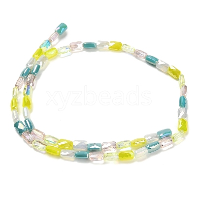 Electroplate Glass Beads Strands EGLA-P068-01A-01-1