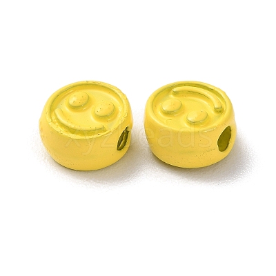 Spray Painted Alloy Beads PALLOY-M215-16-1