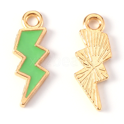 Alloy Enamel Pendants ENAM-N054-025G-1