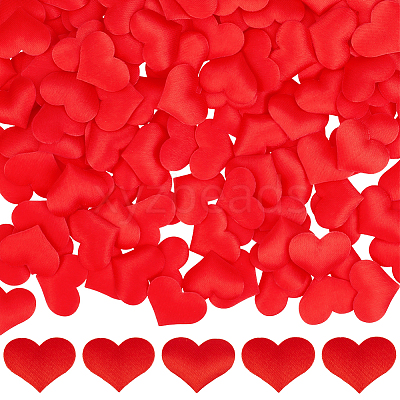 500Pcs  Polyester Sponge Heart Shaped Confetti for Party Decoration DIY-CY0003-21B-1