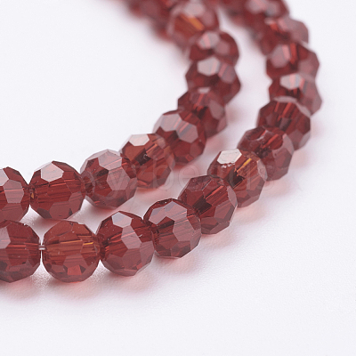 Eco-Friendly Glass Round Bead Strands EGLA-J042-4mm-M03-1