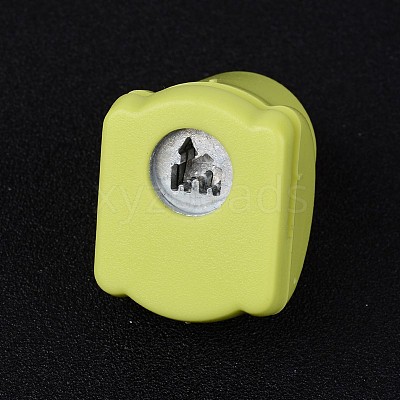 Random Single Color or Random Mixed Color Mini Plastic Craft Paper Punch Sets for Scrapbooking & Paper Crafts AJEW-L051-17-1