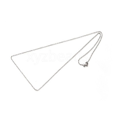 Tarnish Resistant 304 Stainless Steel Double Link Chains Necklaces NJEW-O051-09-1