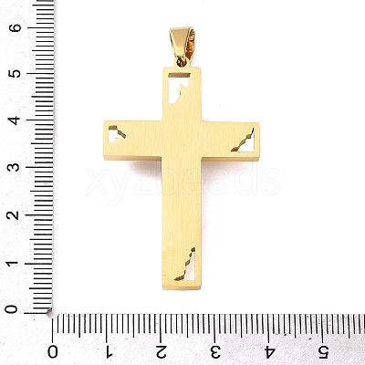 Easter 304 Stainless Steel Pendants STAS-E527-02GP-1
