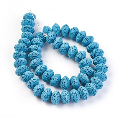 Natural Lava Rock Beads Strands G-I220-17A-08-1
