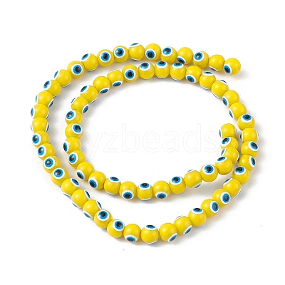 Baking Paint Glass Beads DGLA-C001-02B-1
