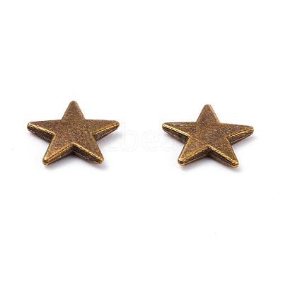 Zinc Alloy Cabochons PALLOY-WH0036-24AB-1