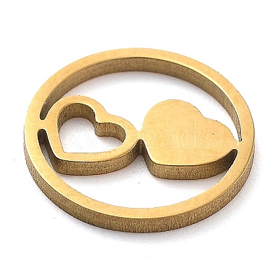 304 Stainless Steel Charms STAS-R003-01G-08-1