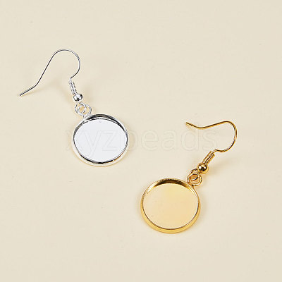 Brass Earring Hooks KK-PH0034-06-1