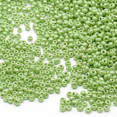 (Repacking Service Available) Glass Seed Beads SEED-C021-4mm-124-1