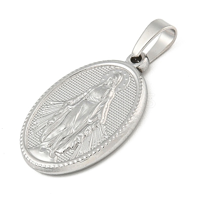 Non-Tarnish 304 Stainless Steel Pendants STAS-B071-02A-07P-1