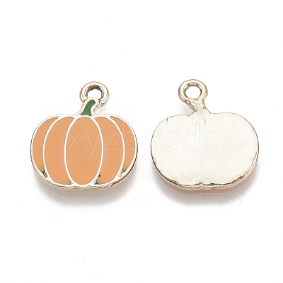 Autumn Theme Alloy Enamel Pendants LS-X-FIND-N048-025A-1
