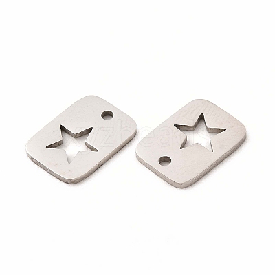 Non-Tarnish 201 Stainless Steel Charms X-STAS-E188-01P-1