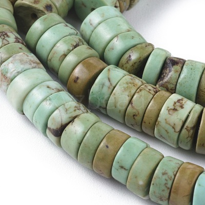Natural Magnesite Beads Strands TURQ-L030-04B-02-1