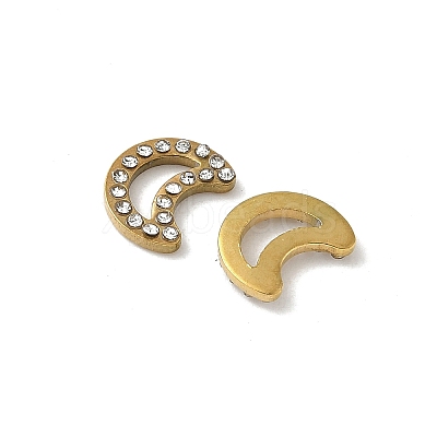 304 Stainless Steel Rhinestone Cabochons STAS-A057-04G-F02-1