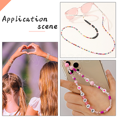 1234Pcs 12 Style Opaque Acrylic Beads OACR-PH0001-70-1
