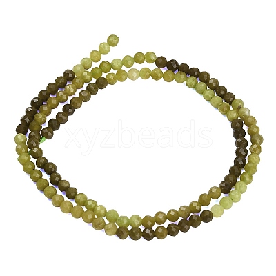Gradient Color Natural Yellow Green Opal Beads Strands GG-CBA9722-A01-3mm-1