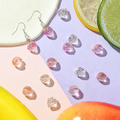 15Pcs 3 Styles Transparent Glass Beads GLAA-YW0003-69-1